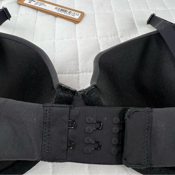 Skims Fits Everybody Push Up Bra in Onyx Black Size 32C NWT - Picture 6 of 8
